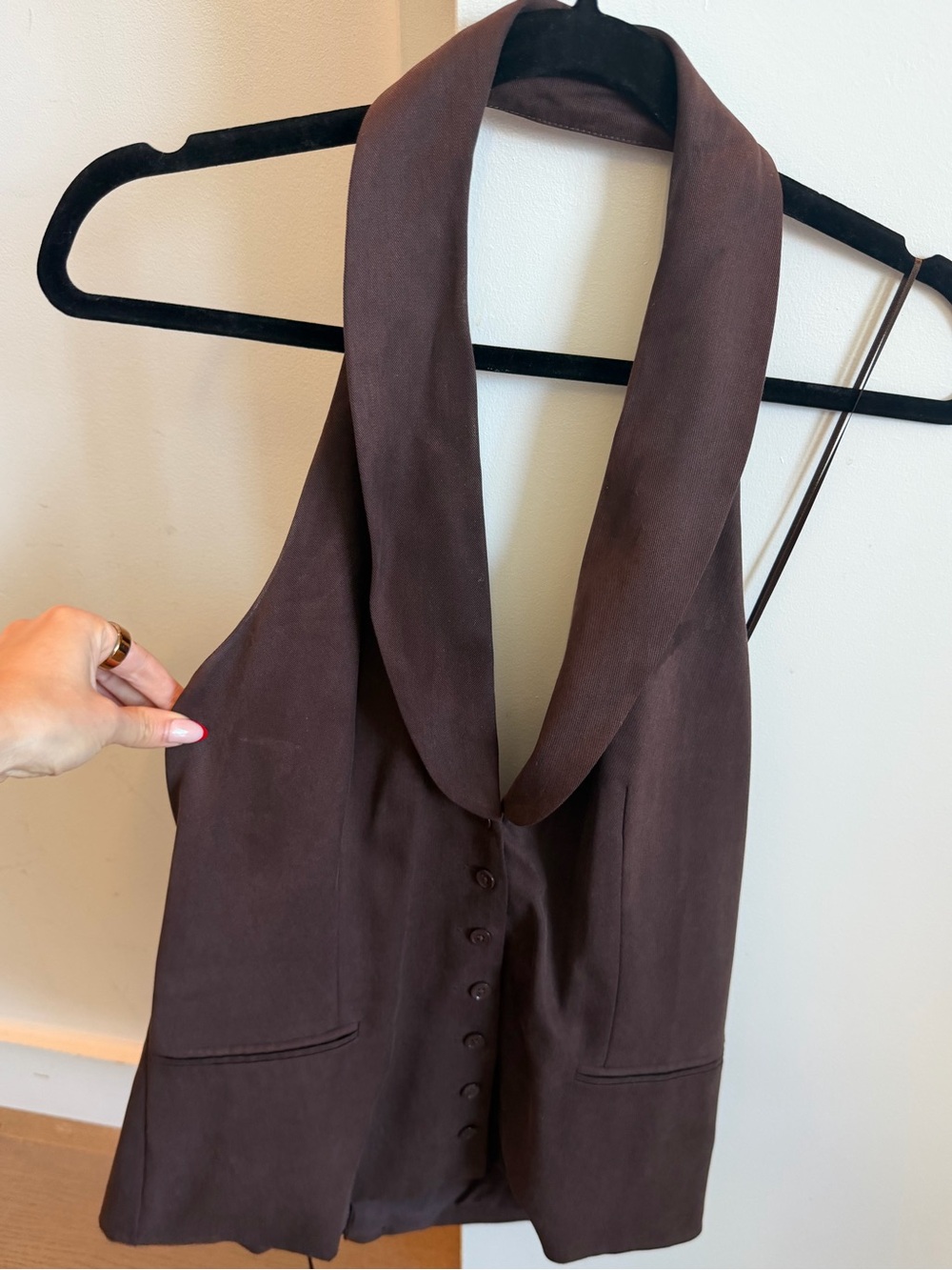 Reformation Alistair Halter Vest brown - Picture 4 of 5